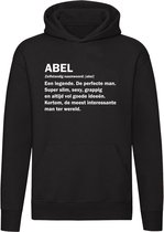 Abel grappige Hoodie - verjaardag - jarig - slim - grappig - cadeau - unisex - trui - sweater - capuchon