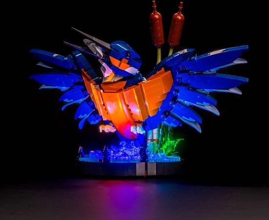 Foto: Light my bricks verlichtingsset geschikt voor lego kingfisher bird 10331