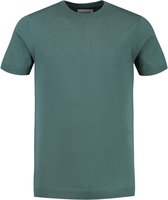 Pure Path T-shirt Knitted Shortsleeve 24010806 76 Faded Green Mannen Maat - M