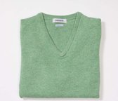 Osborne Knitwear Trui met V hals - Dames - Lamswol - Springtime - XL