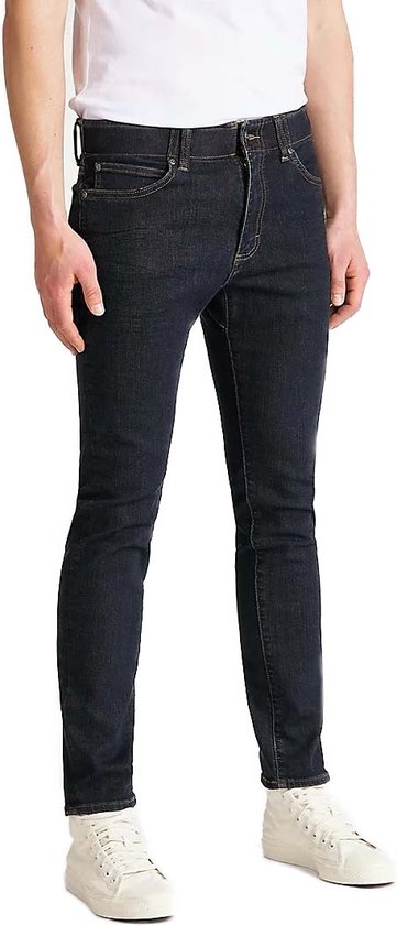 Lee Extreme Motion Skinny Jeans Zwart 34 / 30 Man