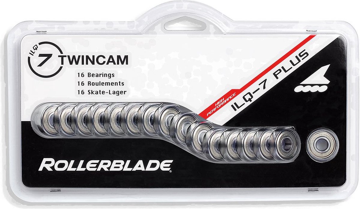 Rollerblade Twincam ILQ 7 Plus inline skate lagers Zilver