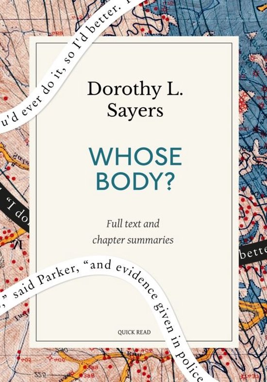 Whose Body?: A Quick Read edition - cover