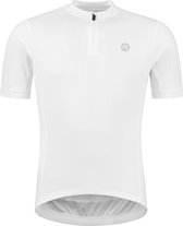 Rogelli Core Fietsshirt Heren - Korte Mouwen - Wielrenshirt - Wit - Maat 3XL