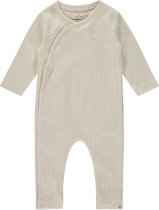 A Tiny Story baby suit long sleeve Unisex Rompertje - creme - Maat 50