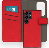 iMoshion Hoesje Geschikt voor Samsung Galaxy S24 Ultra Hoesje Met Pasjeshouder - iMoshion Uitneembare 2-in-1 Luxe Bookcase - Rood