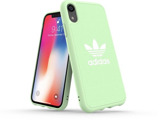 adidas Originals Moulded Case CANVAS iPhone XR hoesje - Lichtgroen