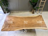 Table tronc d'arbre Suar | 250 x 108 cm