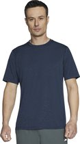 Skechers GO DRI Charge Tee TS84-NVY, Homme, Bleu Marine, T-shirt, taille: L