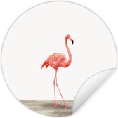 Behangsticker kind - Kinderkamer decoratie - Flamingo - Roze - Vogel - Meisjes - Jongens - Kind - 30x30 cm - Muurdecoratie jongenskamer - Muursticker kinderkamer