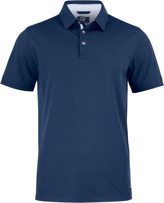 Foto: Cutter buck advantage premium polo heren 354420 dark navy m