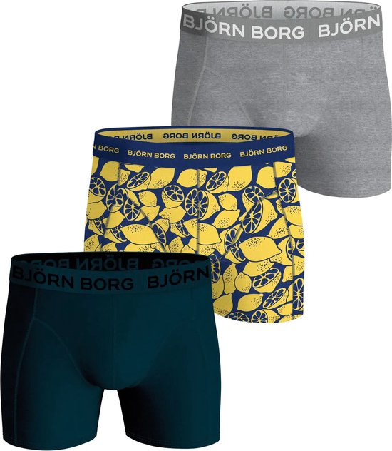 Bjorn Borg 3-Pack jongens boxershort - Lemons - 164