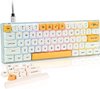Gaming Toetsenbord 60% - Gaming Keyboard 60% - Gaming Toetsenbord 60 Procent - Gaming Toetsenbord Meganisch - Rood