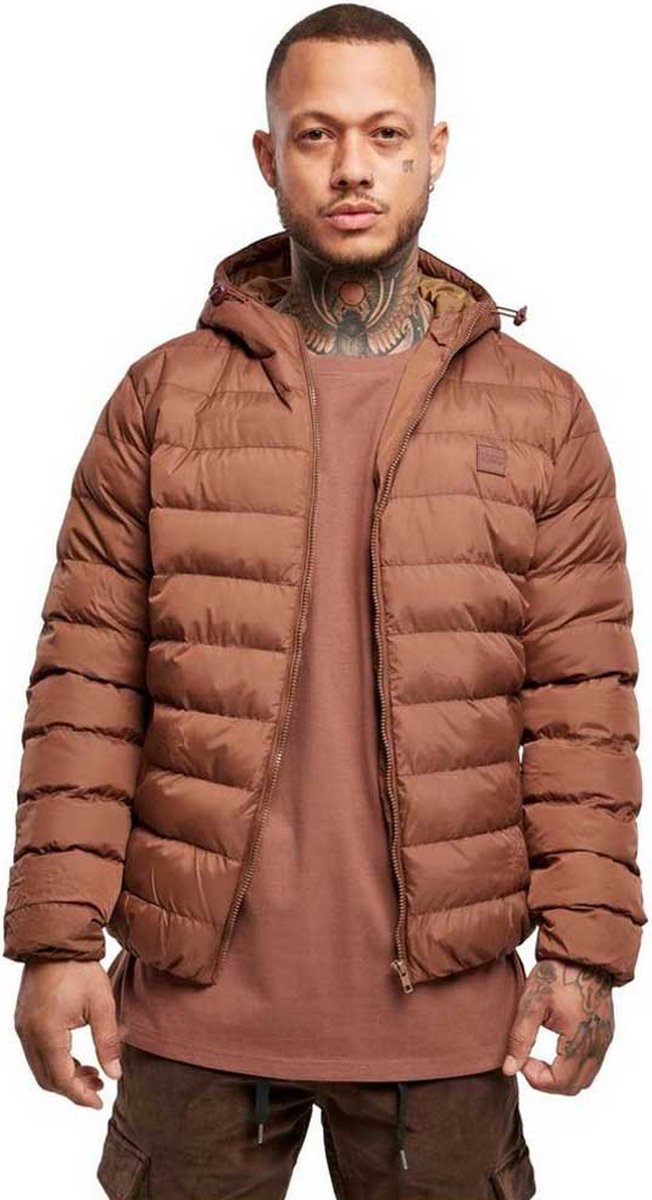 Urban Classics Basic Bubble Gewatteerd jack S Bruin