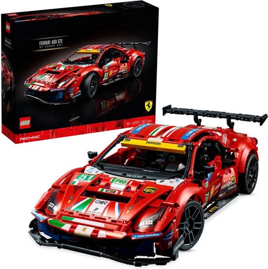 LEGO Technic Ferrari 488 GTE AF Corse #51 - 42125 - LEGO