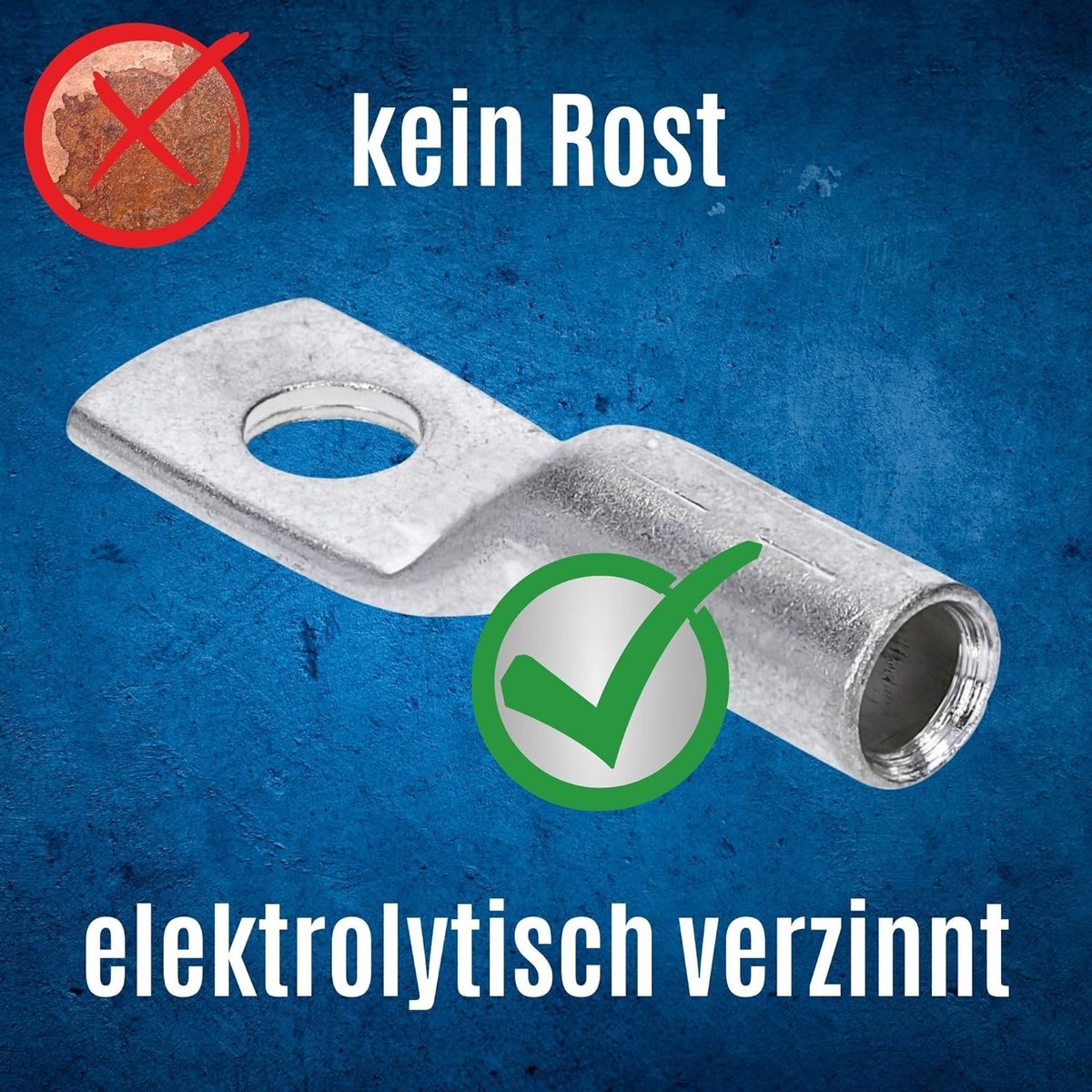 Cosses Norme DIN Lot 10 Lot 10 Cosses à Sertir Kalitec 50mm² M12