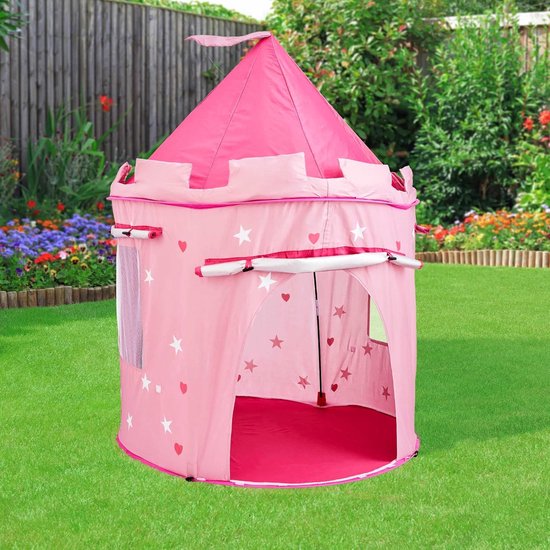 Petite Am élie Speeltent - Roze Sprookjeskasteel Speelhuisje voor Meisjes