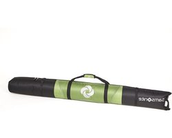 Ski Tas - Skibag Padded - Wintersport Gear Beschermen - Volledig Gevoerd - 180 cm - Groen
