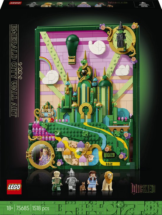 LEGO- Emerald City Muurkunst - LEGO Wicked - 75685
