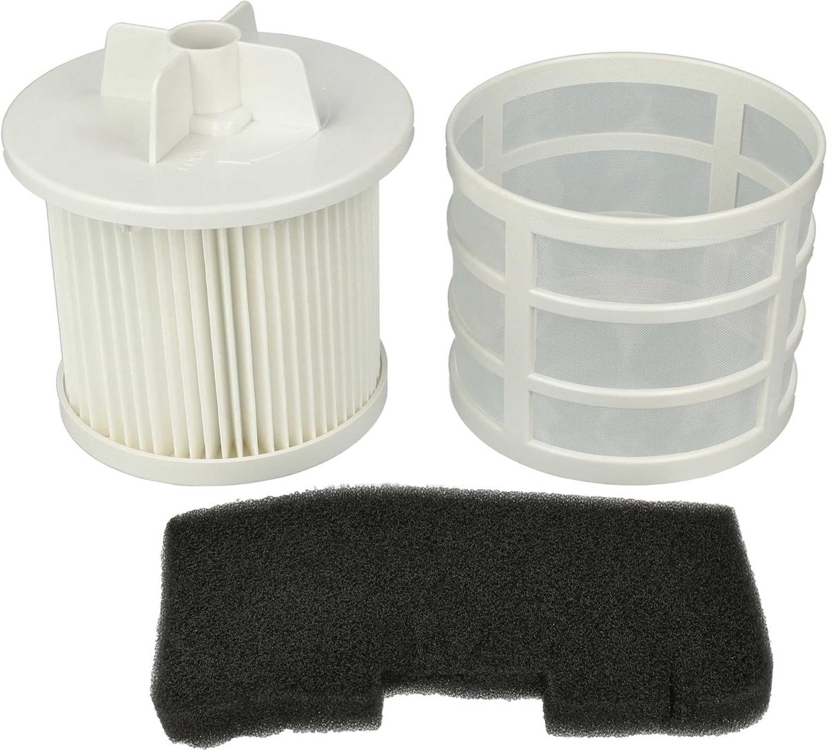 Stofzuigerfilter Set - Combifilter Afvoerfilter - Stofvrij Huis - Verbeterde Zuigkracht - 2 stuks - Zwart Wit