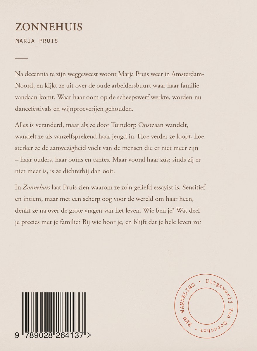 Terloops - Zonnehuis - back cover