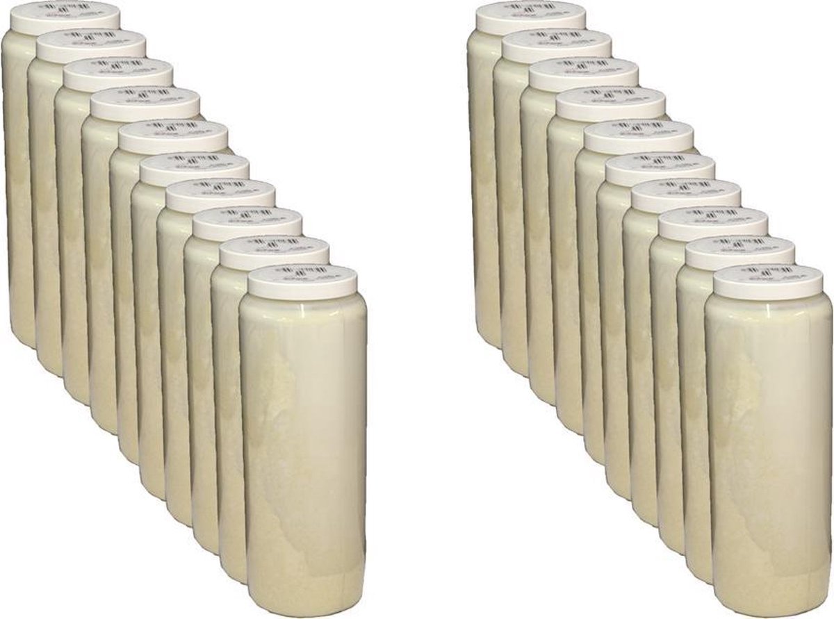 SPAAS Max-candle van Spaas - 9-dagenbranders - 20 stuks - Wit