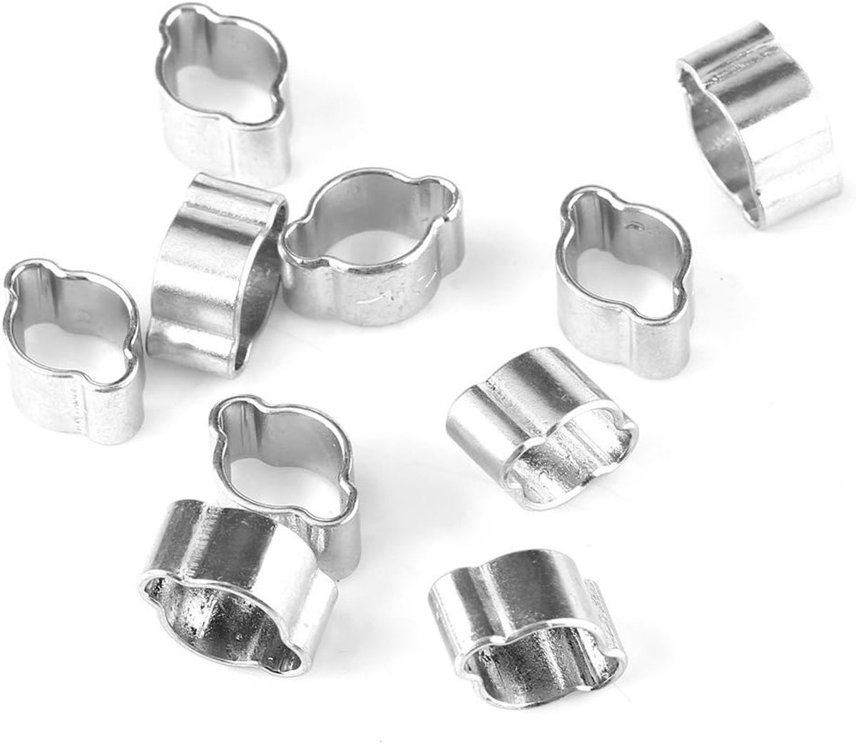 Set van 10 Verstelbare Slangklemmen van RVS voor Slangen van 5-7 mm - Duurzaam en Roestvrij