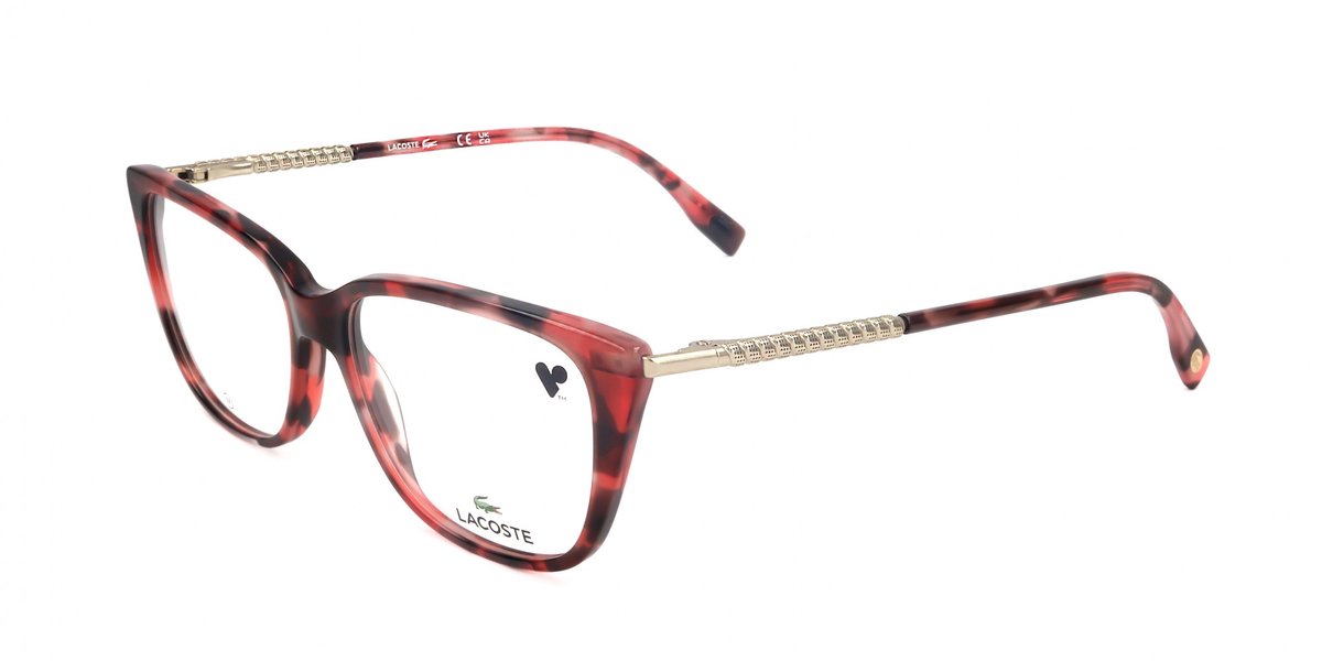 Lacoste L2939 Havana red 54/15/140 WOMAN Brilmonturen