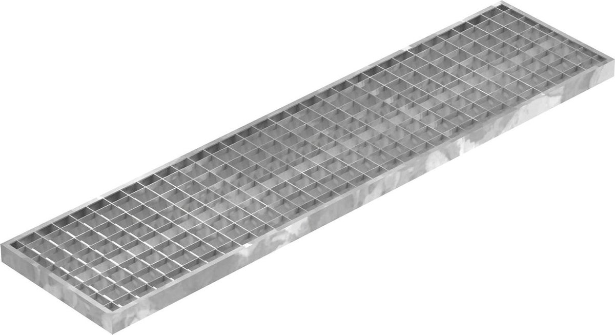 Garage rooster - Afwateringsrooster - Buiten gebruiken - Thermisch verzinkt - 240x990x30 mm - Zilver