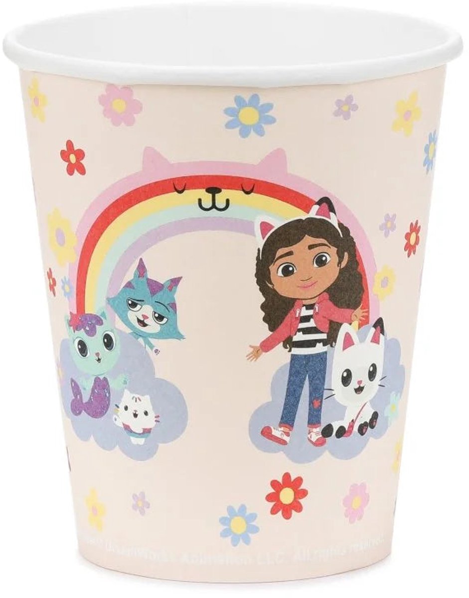 Gabby's Dollhouse Bekers Regenboog (6st)