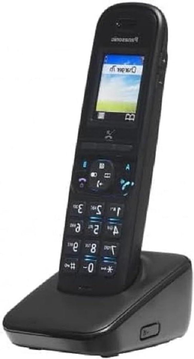 Draadloze Telefoon - Huistelefoon - Ongewenste Oproepen Blokkeren - Verlicht Kleurenscherm - 1000 Contacten - Zwart