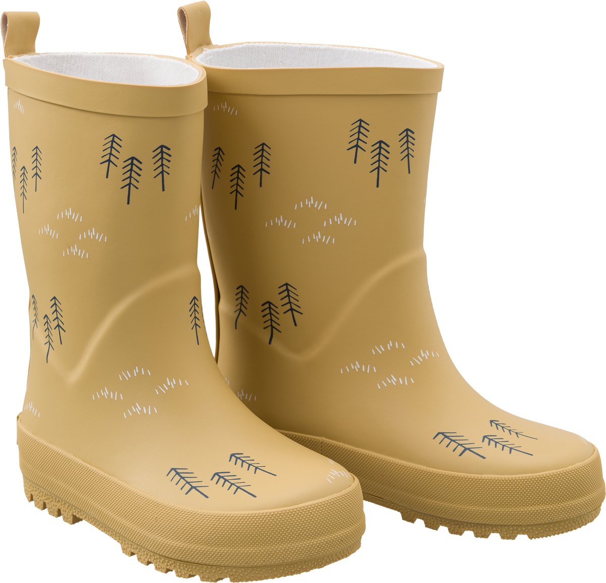 Fresk Regenlaarzen voor Kinderen 23 - Regenlaarsjes voor Unisex - Kaplaarzen - Geel - Woods Spruce Yellow