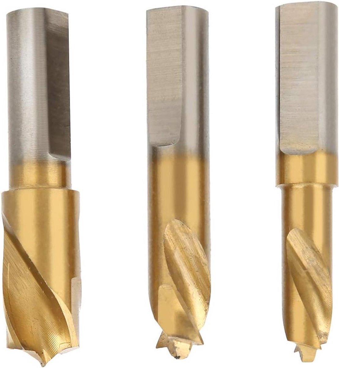 3-delige Solderen Boor Set met Puntlas Tip, HSS Boor voor Cobalt en Laskop, 6.5 mm/8 mm/10 mm voor Precisiewerk en Metaalbewerking