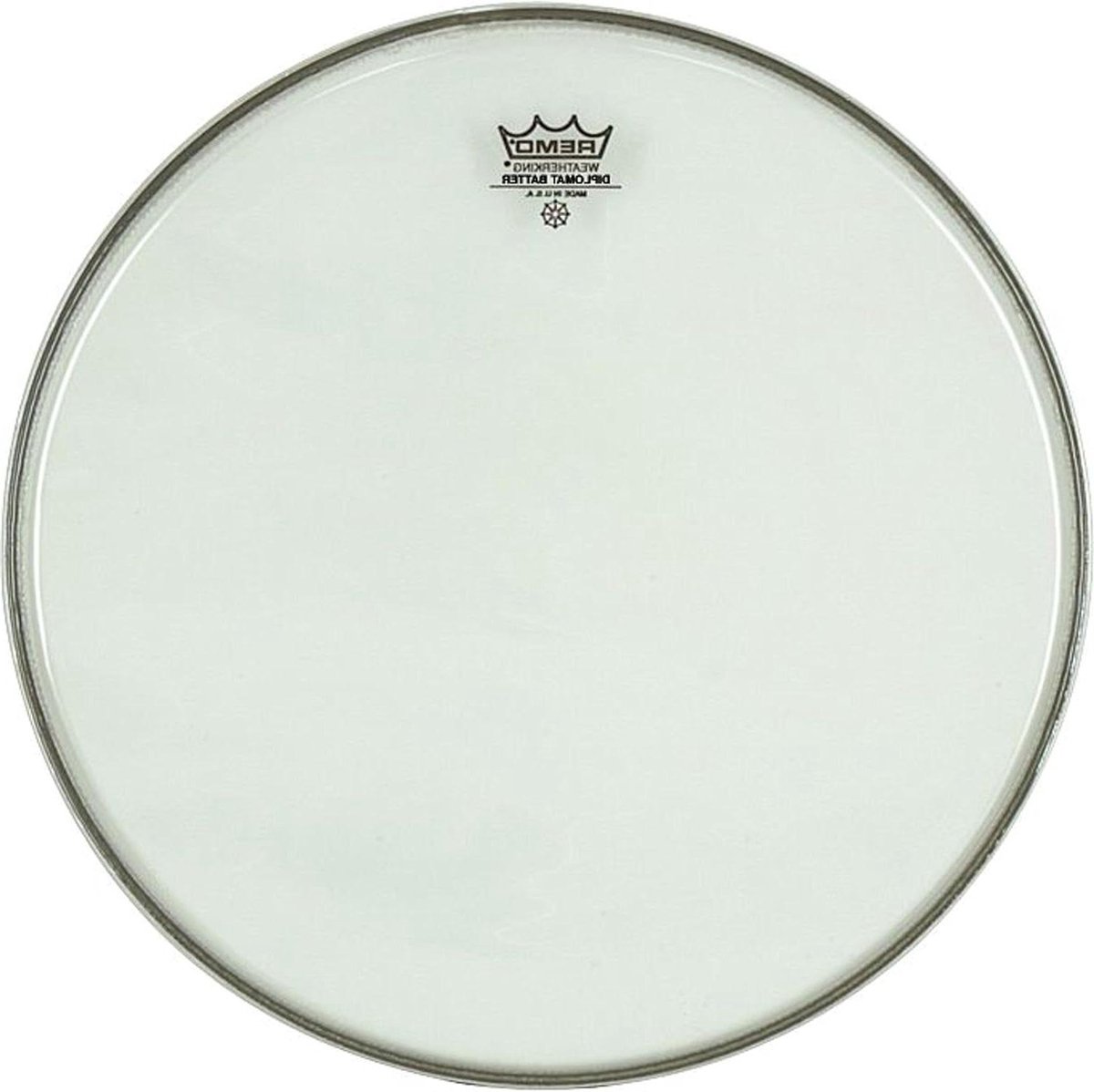 Drumkop - Bassdrum vel - Muziek maken - Enkele laag - 33 cm - Transparant