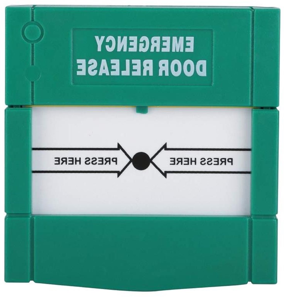 Glasbreuk Noodknop - Alarm Schakelaar - Toegangscontrole Verbeteren - Vlamvertragend PC Materiaal - 8.6x8.6 cm - Wit