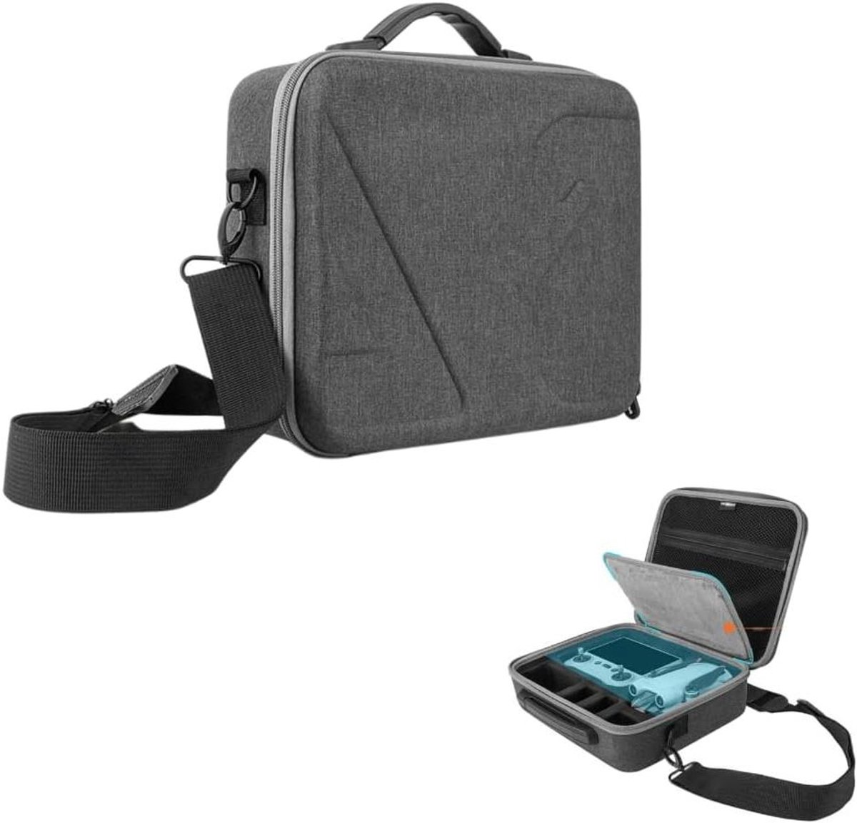 Draagtas Drone - Opbergtas Drone - Veilig Vervoeren - Grote Capaciteit - 29.3 cm - Grijs