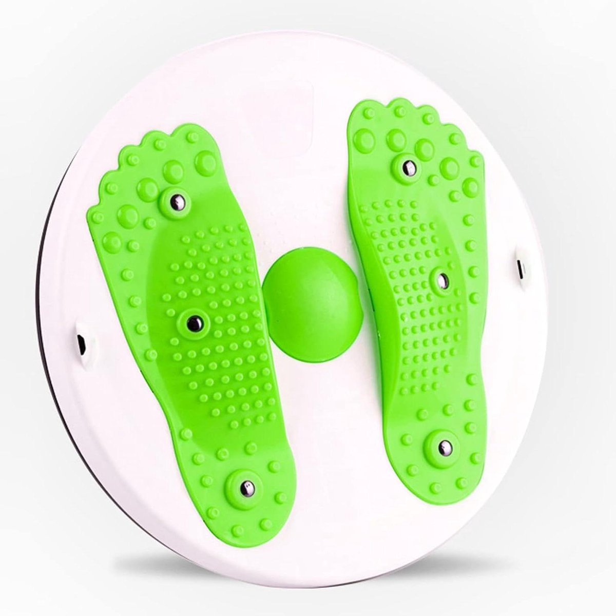 Twister Board - Taille Draaimachine - Lichaamsbeweging - Met Voetmassage - 27.43 x 27.43 cm - Groen