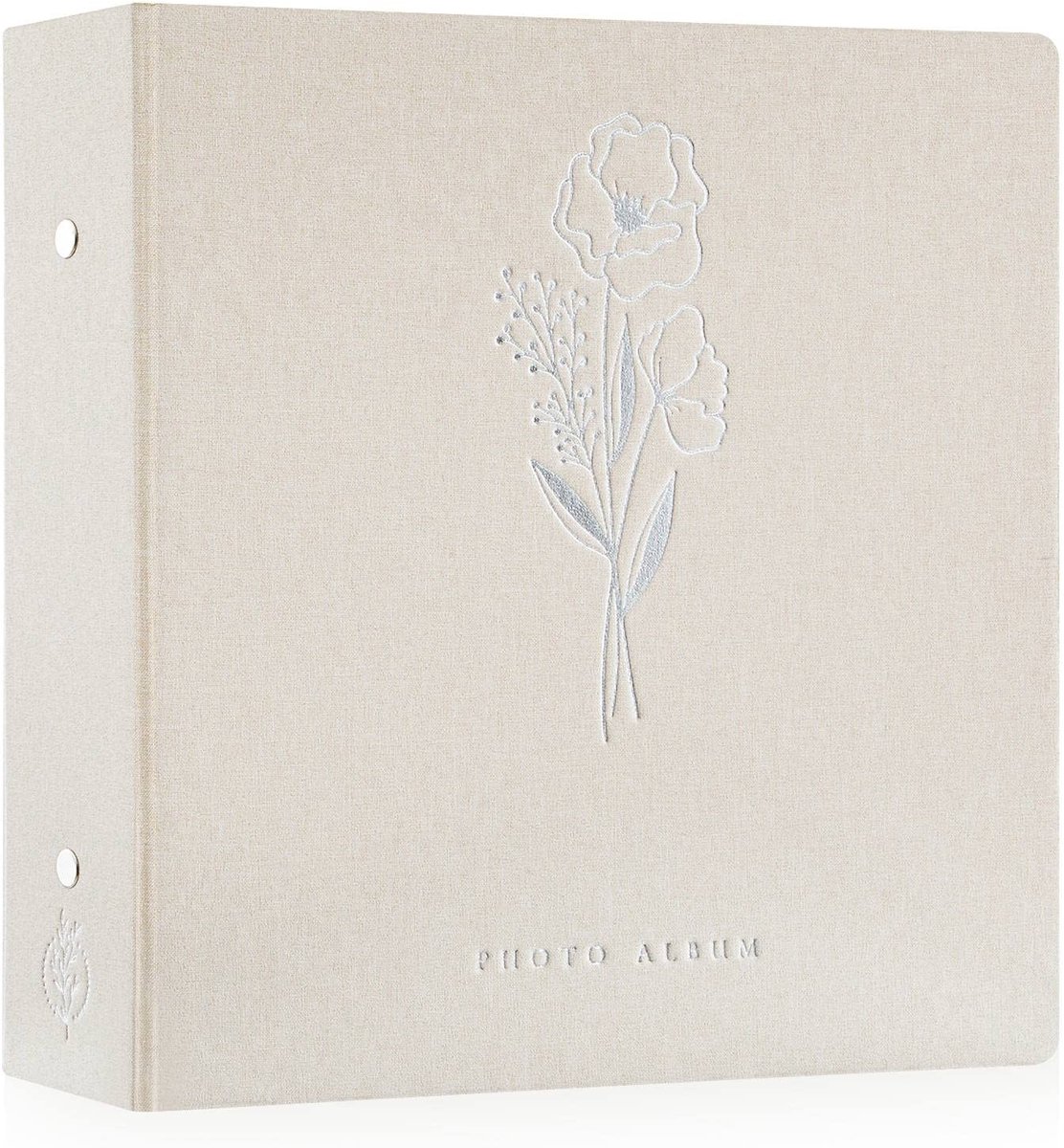 Dailygoods - Dailygoody - Fotoalbum - 600 Foto's - Luxe Linnen Omslag - Beige - Instapvakjes - Voor Verjaardag en Bruiloft