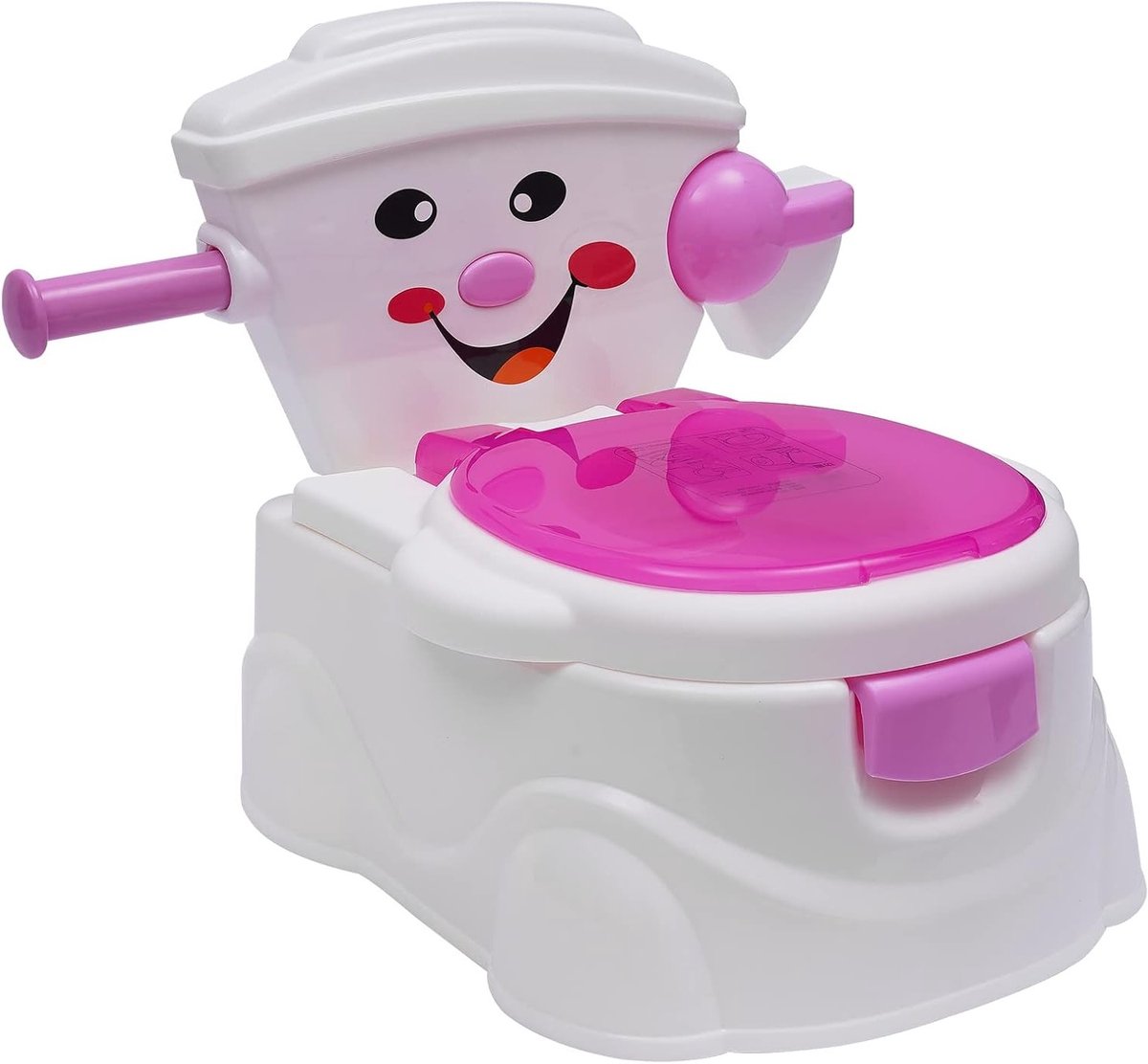 Comfortabele Toilet Trainer voor Kinderen - Potty Training Zitting met Deksel in Roze en Blauw, Ideaal voor Peuters en Kleuters