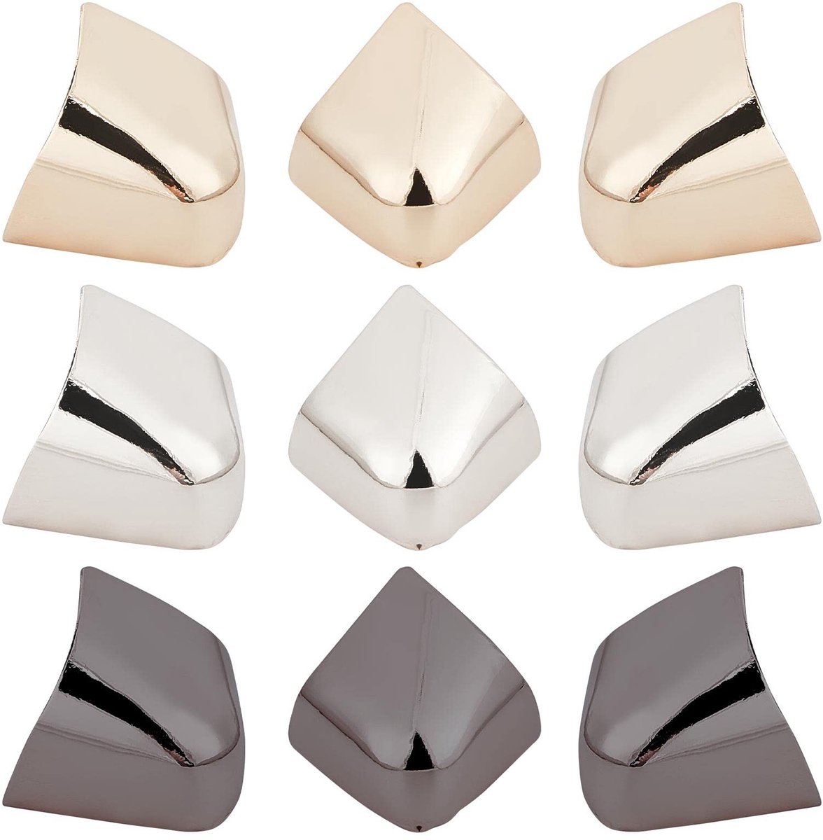 Dailygoods - Dailygoody - Schoenenbescherming - Hoge hakken - Elegante afdekking - Metalen tips - Duurzaam en stijlvol - Geschikt voor modebewuste vrouwen - 6 stuk