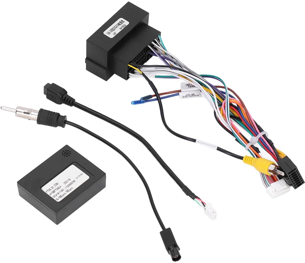 Dailygoods - Dailygoody - 16-Pin Auto Radio Connector - Canbus Box - Geschikt voor Fiat Egea - Eenvoudige Installatie - Voorzien van Hoogwaardige Verbinding - Mode...
