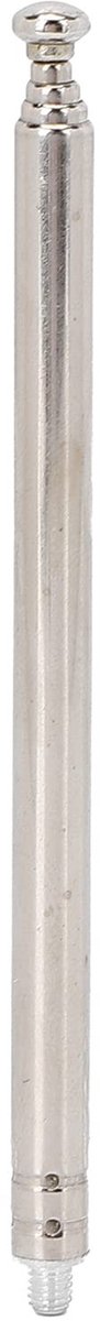 Dailygoods - Dailygoody - Telescopische Antenne - TV Antenne - Roestvrij staal - Radio Antenne - Geschikt voor Elektronische Producten - 5 Secties