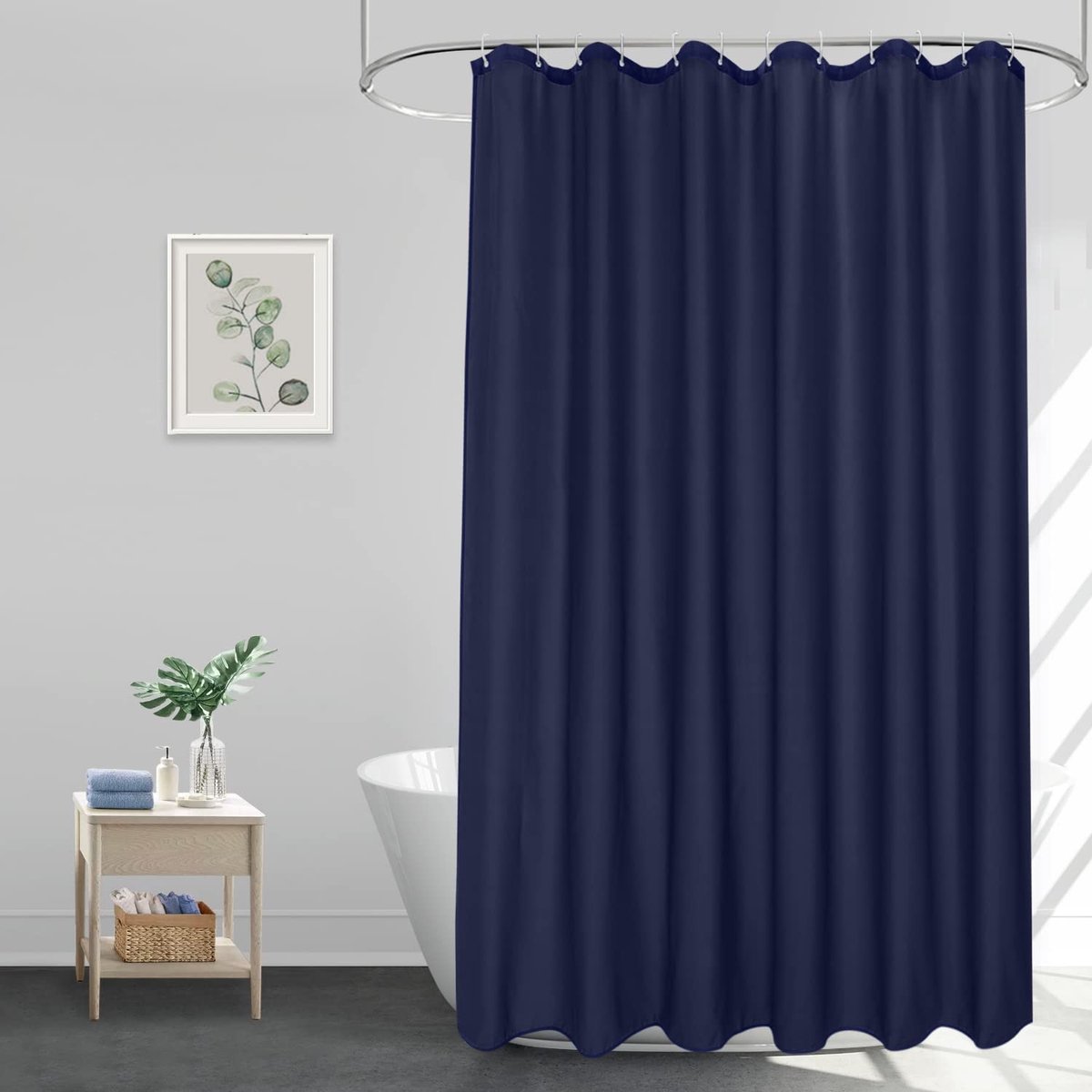 Dailygoody - OmGoods - Dailygoody - Douchegordijn - Waterdicht en wasbaar - Effen design - Ideaal voor badkamer en hotel - Ondersteunt privacy - Geschikt voor verschillende