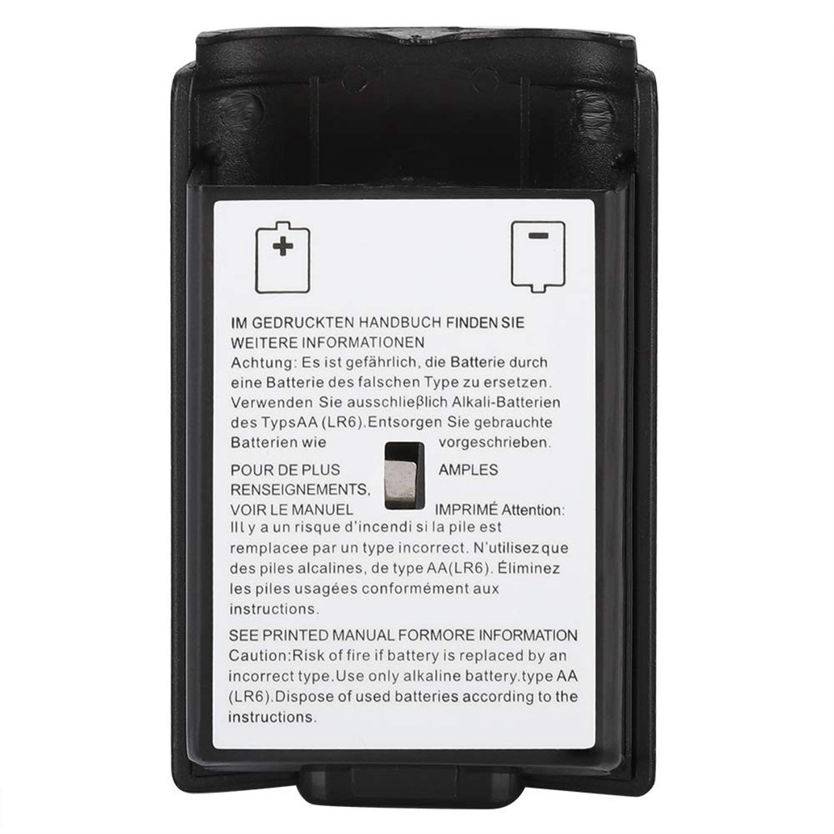 Dailygoody - Xbox 360 Controller Batterijkap - Vervangingsset - Hoogwaardige kwaliteit - Zwart - Batterijdeksel - Perfect voor gamers - 5 stuks