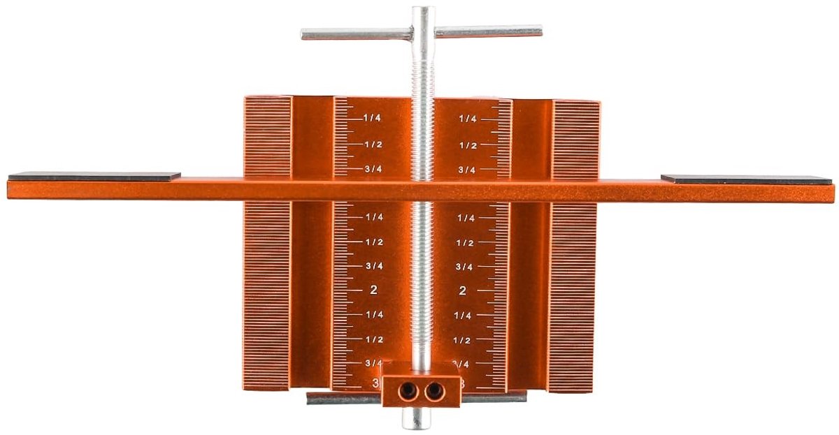 Dailygoody - Kastdeur Montagemal - Deur Scharniermal - Eenvoudig te gebruiken - Aluminium - Vitrine Pons - Voor kasten met frontframe - T01-EU-25