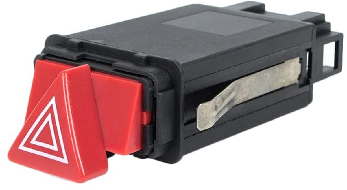 Dailygoods - Dailygoody - Waarschuwingsknipperdeurslotschakelaar - Compatibel met Audi A4 A6 Allroad - Zwart - Hoogwaardige kwaliteit - Perfect voor Audi voertuige