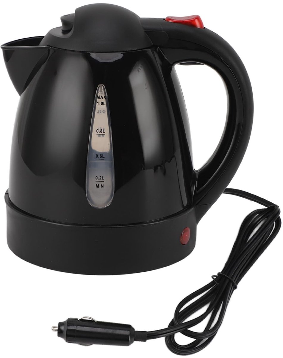 Dailygoods - Dailygoody - Draagbare Elektrische Waterkoker - 250W 24V met Automatische Uitschakeling - Perfect voor onderweg - Geschikt voor auto en reis - Compact..