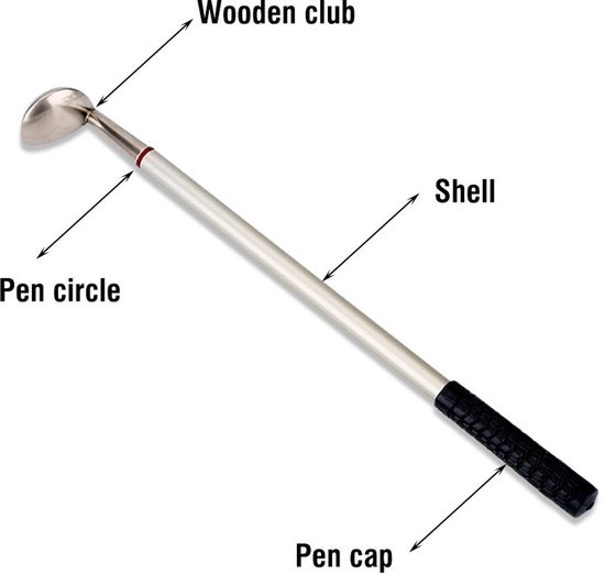 Dailygoods - Dailygoody - Mini Desktop Golf Pen Set - Geschenkset voor Golfer Fans - Met Golfballen en Vlag - Creatief Kantooraccessoire - Perfect Cadeau voor Golf van Dailygoods — afbeelding 3