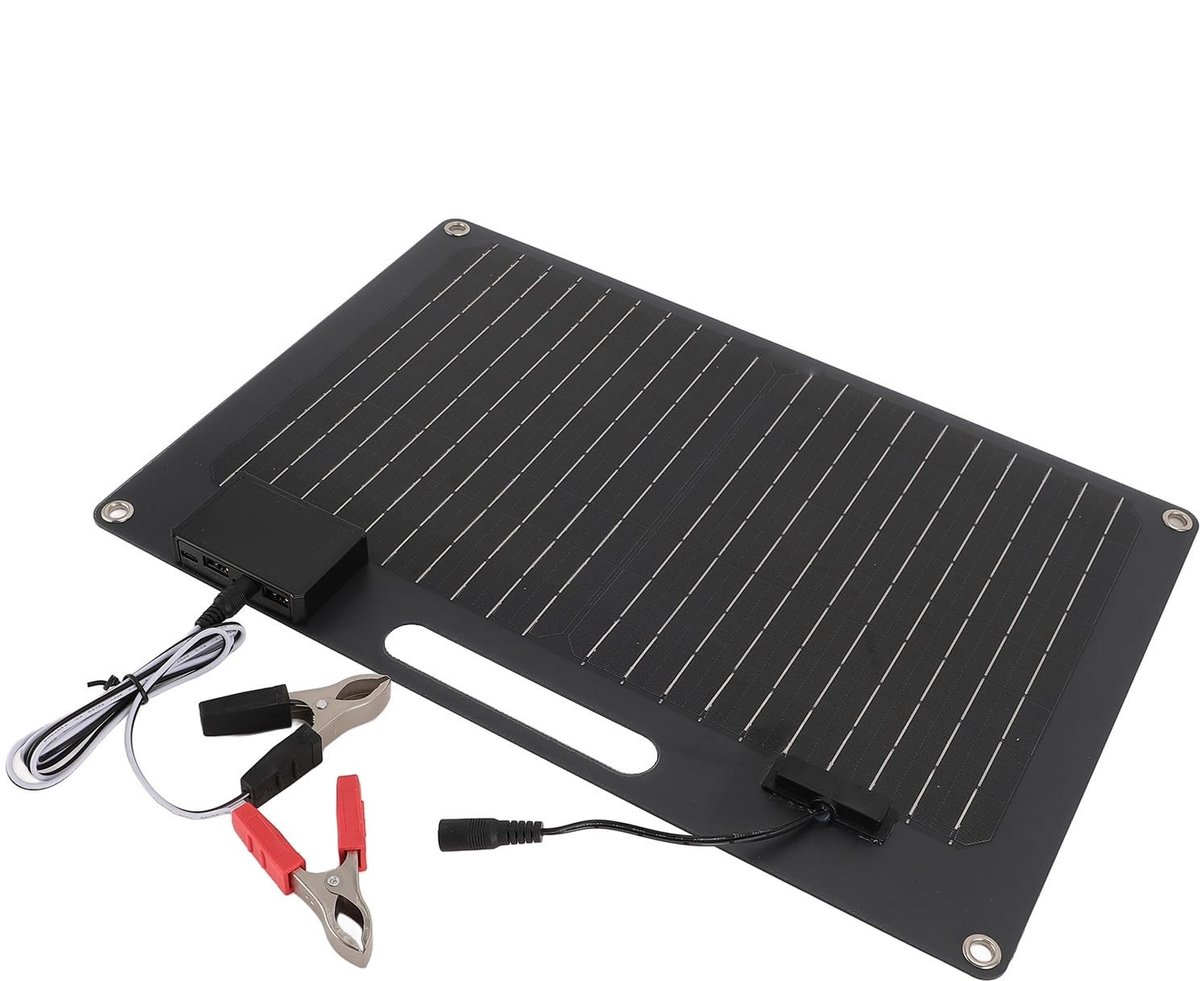Dailygoody - Draagbaar Zonnepaneel 100W - USB-uitgangen - Snel Opladen voor Telefoon en Laptop - Zeer Efficiënte Zonnepaneellader - Ideaal voor Bootto