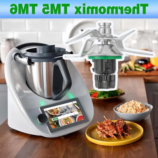 Vervangingsmes van roestvrij staal voor TM5/TM6 mixers - Super scherp en hittebestendig - Keukenaccessoire voor optimale prestaties - Duurzaam en robuust - Compatibel met Thermomix modellen — afbeelding 3